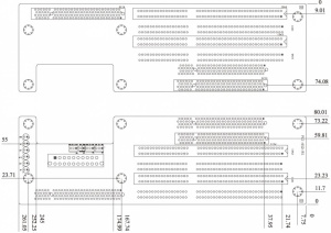 Двухсторонняя кросс-плата PCI-6SD, PICMG 1.0.