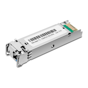 TP-Link TL-SM321B WDM SFP-трансивер, 1000Base-BX (Simplex LC), Tx: 1310нм, Rx: 1550нм, одномод, до 20км