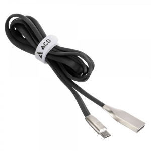Кабели USB ACD USB кабель ACD-Infinity MicroUSB ; USB-A TPE, 1.2м, черный (ACD-U922-M1B)