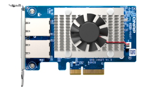 Сетевая карта QNAP Expansion Card QXG-10G2T PCIe Gen3x4 2x10GbE(BASE-T)