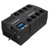 Источник бесперебойного питания (ИБП) CyberPower BR700E, Line-Interactive, 700VA/420W, 8 (4+4) Schuko розеток, USB. / CBR-BR700EA / UPS CyberPower B