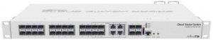 Коммутатор MikroTik Cloud Router Switch 328-4C-20S-4S+RM with 800 MHz CPU, 512MB RAM, 24x SFP cages, 4xSFP+ cages, 4x Combo ports (1xGbit LAN or SFP),