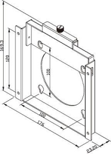 19" комплект для крепления на стену (для AFL 15", 17 ", 19")
