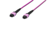 Кабель LANMASTER Сборка кабельная MPO-MPO, 12 волокон OM4, тип B (Key Up-Key Up), низкие потери, LSZH, 15 м, розовая Кабель LANMASTER Сборка кабельная MPO-MPO, 12 волокон OM4, тип B (Key Up-Key Up), низкие потери, LSZH, 15 м, розовая