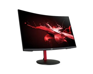27" ACER Nitro XZ272UVbmiiphx, VA, 2560x1440, 165Hz, 1ms, 400nits, 178°/178° ,2HDMI + DP + Колонки 2Wx2, Audio Out, FreeSync, VRR, HDR 400, Curv