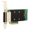 HBA-адаптер Broadcom SAS 9400-16e SGL (05-50013-00 / 03-50013-15003) PCIe 3.1 x8 LP, Tri-Mode SAS/SATA/NVMe 12G HBA, 16port(4*ext SFF8644), 3416 IOC