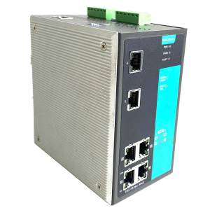 Управляемый коммутатор 6 x 10/100BaseTX, 4 из них с PoE IEEE 802.3af/at, с расширенным диапазоном температур<br><br><b>Причина уценки: </b>Коммутатор