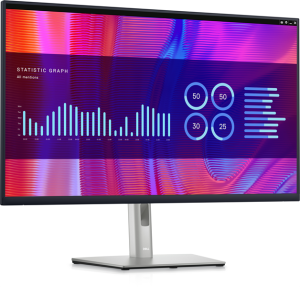 Dell 31.5" P3223DE CD S/BK (IPS; 16:9; 350 cd/m2; 1000:1; 2560x1440; 5ms; 178/178; 2xDP; HDMI, USB-C; 4xUSB; RJ45; Swiv; HAS; Pivot)