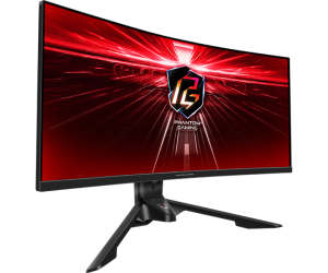 ASROCK 34" PG34WQ15R3A VA Curved 3440x1440 1 ms MPRT 550 cd 165Hz HDR 400 VESA Tilt HDMI*2 DP Type C black