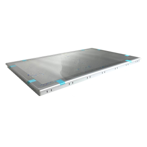 Промышленный монитор Axiomtek P624-C-DC, дисплей 23.8" FHD (450 Нит) с проекционно-ёмкостным экраном. IP65 (передняя панель), Видеоинтерфейсы VGA, HD