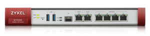 Межсетевой экран Zyxel ATP200, Rack, 3xWAN GE (2xRJ-45 и 1xSFP), 4xLAN/DMZ GE, 2xUSB3.0, AP Controller (8/40), беcшумный (без вентилятора), NebulaFlex