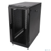ЦМО Шкаф серверный напольный 24U (600 x 1000) дверь перфорированная 2 шт., чёрный, ШТК-М-24.6.10-44АА-9005