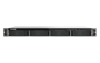 Сетевой RAID-накопитель, 4 отсека 3,5"/2,5",  2 порта 2,5 Гбит/с, стоечное исполнение, 1 блок питания. ARM Cortex-A55 2,0 ГГц, 4 ГБ DDR4. Направляющие