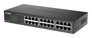 Коммутатор D-Link Неуправляемый коммутатор, 24x1000Base-T, защита от статического электричества до 1 кВ, корпус металл