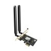 Адаптер беспроводной связи (Wi-Fi) Tenda E33 Сетевой PCIe адаптер AX5400 , 2,4/5/5 ГГц, до 2402 Мбит/с