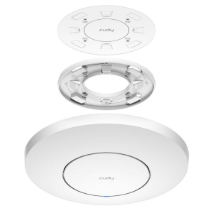 Точка доступа Wi-Fi CUDY AC1200 Wi-Fi Gigabit Access Point AC1200 Dual Band Gigabit Ceiling Mount Access Point, MT7621DAN+MT7613B+MT7603E, 867Mbps a