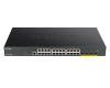 Коммутатор D-Link PROJ Управляемый L2 PoE-коммутатор, 24x1000Base-T PoE, 4x10GBase-X SFP+, PoE-бюджет 370 Вт, CLI, консольный порт RJ-45
