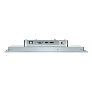 Промышленный монитор P6171PR-DC-U-V3, диагональ дисплея 17", яркость 250 кд/кв м, резистивный сенсорный экран (USB), питание 24VDC (входы VGA, DP и HD