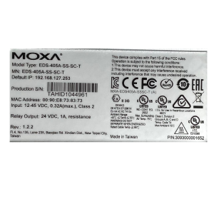 Коммутатор 3 x 10/100BaseTX, 2 x 100BaseFX (одномодовое оптоволокно) с базовыми функциями управления, с расширенным диапазоном температур<br><br><b>Пр