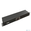 Hyperline TMP-230V/2w-RAL9004 Микропроцессорная контрольная панель,1U, для всех шкафов 19'', подключение до двух устройств, датчик температуры, кабель
