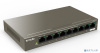 TENDA TEF1109P-8-63W Коммутатор настольный 9-Ports 10/100 Base-TX 8-Ports PoE(PoE бюджет 58W)