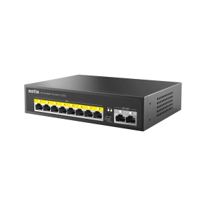 Коммутатор NETIS P110C (L2) 10x100Мбит/с 8PoE+ 120W неуправляемый Коммутатор NETIS P110C (L2) 10x100Мбит/с 8PoE+ 120W неуправляемый