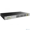 D-Link DGS-1026MP/B1A Неуправляемый коммутатор с 24 портами 10/100/1000Base-T, 2 комбо-портами 100/1000Base-T/SFP (24 порта PoE 802.3af/at, PoE-бюджет