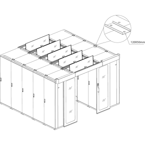 Планка Планка для соединения шкафов серии Business с фиксацией на крыше