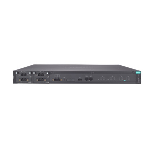 Модульный управляемый коммутатор L2 с 12 портами 10GbE SFP+, 2 слотами для интерфейсных модулей расширения, 2 слотами для модулей питания, PoE, с расш