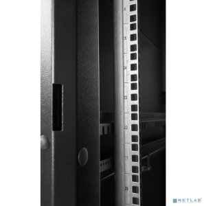 ЦМО Шкаф телекоммуникационный напольный ПРОФ универсальный 42U (600x600) дверь стекло, чёрный, в сборе (ШТК-МП-42.6.6-1ААА-9005)