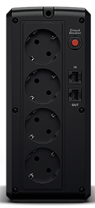 Источник бесперебойного питания CyberPower UT1100EG Line-Interactive 1100VA/660W USB/RJ11/45 (4 EURO) (существенное повреждение коробки)