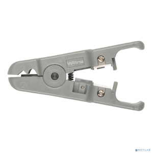 Инструмент обжимной Hyperline WRline WR-501B Стрипер для зачистки и обрезки витой пары (UTP/STP) и телефонного кабеля 3,2-9 мм, с возможностью регулир