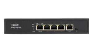 Коммутатор (4070)SKAT PoE-4E-1G коммутатор PoE Plus, мощность 80Вт, порты: 4-Ethernet, 1-Uplink