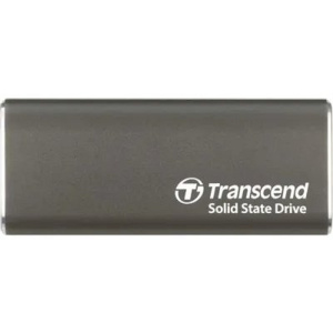 Твердотельный накопитель/ Transcend External SSD ESD265C, 500GB, Type-C, USB 3.2 Gen2, R/W 1050/950MB/s, 81x33x7mm, два кабеля в комплекте (5 лет)