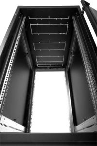 ЦМО Шкаф телекоммуникационный напольный 18U (600x800) дверь стекло, цвет чёрный