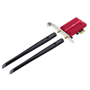Адаптер беспроводной связи (Wi-Fi) CUDY AX5400 Wi-Fi 6E PCI Express Adapter 5400Mbps Wi-Fi 6E / Bluetooth 5.2 PCI Express Adapter with Heatsink, Intel