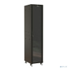 Шкаф серверный Hyperline (TTBR-4261-AS-RAL9004) напольный 42U 600x1000мм пер.дв.стекл задн.дв.спл.стал.лист 2 бок.пан. 800кг черный 910мм 2055мм IP20
