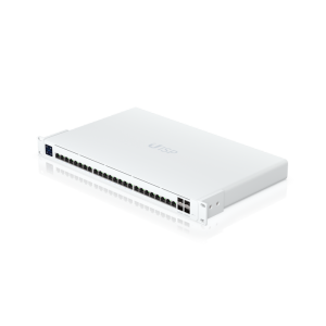 Коммутатор Ubiquiti UISP Switch Pro PoE-коммутатор, 24х 1G RJ45, 4х 10G SFP+, раздача 220 Вт