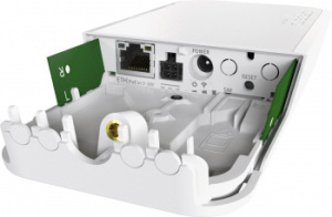 Точка доступа MikroTik wAP R (RBWAPR-2ND) N300 10/100BASE-TX белый