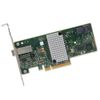HBA-адаптер Broadcom LSI SAS 9300-4I4E SGL (LSI00348 / H5-25515-00) PCIe 3.0 x8 LP, SAS/SATA 12G HBA, 8port(1*int SFF8643 + 1*ext SFF8644), 3008 IOC