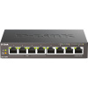 Коммутатор D-LINK Коммутатор/ DGS-1008P/F1A Unmanaged Switch 8x1000Base-T (4x1000Base-T PoE), PoE Budget 80W, metal case