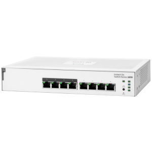Коммутатор HPE JL811A HPE Aruba Instant On 1830 8G Web-managed 4p Class4 PoE 65W fanless Switch