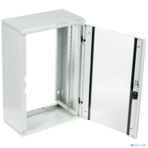 ЦМО Шкаф телекоммуникационный настенный разборный 18U (600х350) дверь Стекло (ШРН-Э-18.350) (1 коробка)
