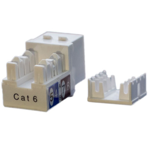 Вставка Hyperline KJ9-8P8C-C6-90-WH Keystone Jack RJ-45 (8P8C), категория 6, белая