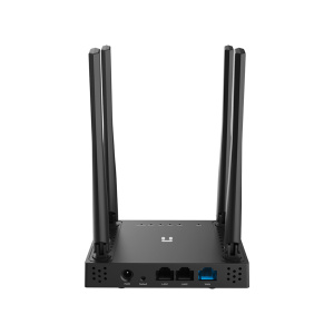 Маршрутизатор NETIS Роутер беспроводной N5 AC1200 10/100BASE-TX/4G ready черный Маршрутизатор NETIS Роутер беспроводной N5 AC1200 10/100BASE-TX/4G ready черный