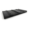Полка Hyperline TSH3M-650-RAL9004 Полка стационарная усиленная, глубина 650 мм, с боковым креплением, нагрузка до 50 кг, для шкафов серии TTB, TTR, TT