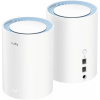 Маршрутизатор CUDY AC1200 Wi-Fi Mesh Solution 2-Pack, Chipset MediaTek, Dual-Band, 867Mbps at 5GHz + 300Mbps at 2.4GHz, 802.11ac/a/b/g/n, 2 Fast Ether