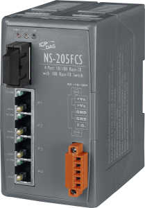 Коммутатор 4 x 10/100BaseTX, 1 x 10/100BaseFX, одномод, разъем SC