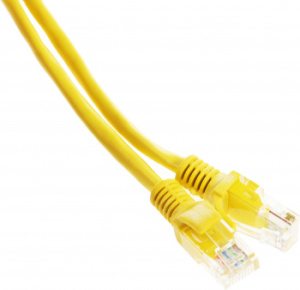 Патч-корд Premier PP12-30M/Y 1000Гбит/с UTP 4 пары cat.5E CCA molded 30м желтый RJ-45 (m)-RJ-45 (m)