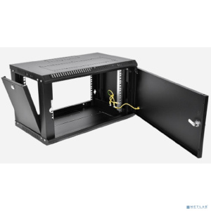 ЦМО Шкаф телекоммуникационный настенный разборный ЭКОНОМ 9U (600 x 350) дверь металл, цвет черный (ШРН-Э-9.350.1-9005)